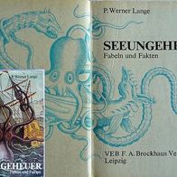 Buch "Seeungeheuer" Werner P. Lange 3. Auflage gebunden
