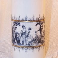 Wallendorf Porzellan Vase mit 4 erotischen Szenen - 60/70er J. *