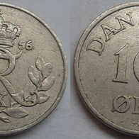 Dänemark 10 Öre 1956 ## Li11