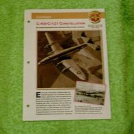 C-69/ C-121 Constellation (Lockheed) - Infokarte über