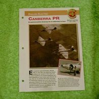 Canberra PR (English Electric) - Infokarte über