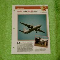 An-24 "Coke"/ An-26 "Curl" (Antonow) - Infokarte über