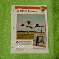 E-3D/ F Sentry (Boeing) - Infokarte über