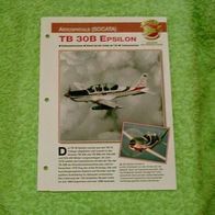 TB 30B Epsilon (Aérospatiale) (SOCATA) - Infokarte über