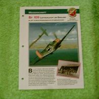 Bf 109 Luftschlacht um England (Messerschmitt) - Infokarte über