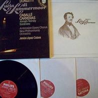Donizetti-Lucia di Lammermoor -Caballé, Carreras, Ahnsjö, J.L. Cobos - 3 Lps (!!)- 1a !