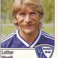 Panini Fussball 1987 Lothar Woelk VfL Bochum Bild Nr 34