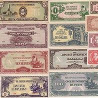 18 Banknoten Japanische Besatzung Im 2 Weltkrieg Gebraucht Kaufen Bei Hood De