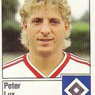 Panini Fussball 1987 Peter Lux Hamburger SV Bild Nr 140