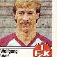 Panini Fussball 1987 Wolfgang Wolf 1. FC Kaiserslautern Bild Nr 177