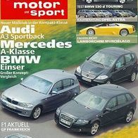 AMS 1504, Audi A3, BMW einser, Opel Astra, Lamborghini