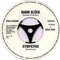 7"GLÜCK, Barbi · Mein Weg führt zu dir (CV Promo RAR 1970)