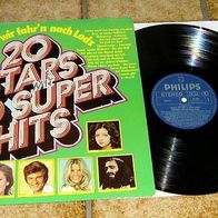 20 STARS MIT 20 Superhits 12“ LP Sampler Alexandra VICKY Philips Clubauflage 1974