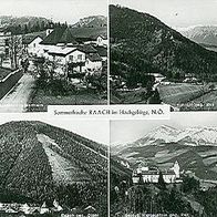 A 2640 Gloggnitz - Raach im Hochgebirge 4 Ansichten um 1965