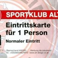 Ticket SK Altheim Ober-Österreich Eintrittskarte Fußball Football Innviertel