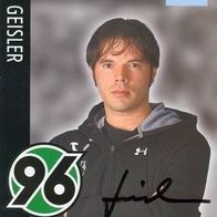 AK Ingo Geisler SV Hannover 96 08-09 Autogramm Karte Hannoverscher Deutschland