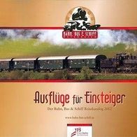 Broschüre ÖBB Ausflüge Einsteiger 2012 Nostalgie Eisenbahn Dampflok Österreich
