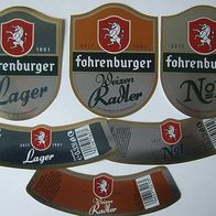 3 Etiketten, Brauerei Fohrenburger, Österreich