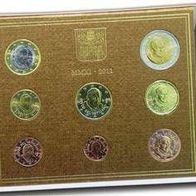 Vatikan Offizieller Kursmünzensatz 2011 in Stempelglanz Benedikt XVI.