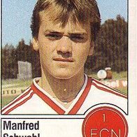 Panini Fussball 1987 Manfred Schwabl 1. FC Nürnberg Bild Nr 284