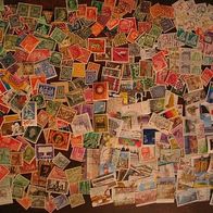 Eine Tüte voll Briefmarken (über 300 Stück) nur Deutschland, bitte lesen (10/20)