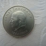 Münze DDR 1971 - 85. Geburtstag von Ernst Thälmann 1886-1944 - Neusilber - 20 Mark