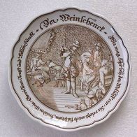 Hutschenreuther Wandteller - " Der Weinschenck " * **