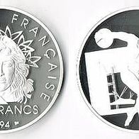 Frankreich 100 Francs 1994 Proof/ PP DISKUS-Werfer