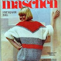 Modische Maschen 1984-04, Frühjahr 85 Zeitschrift DDR