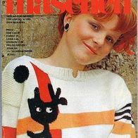 Modische Maschen 1985-04, Jugendstil Moderne Frühjahr 86 Zeitschrift DDR