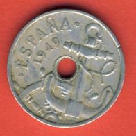 Spanien 50 Centimos 1949 ( * 51 )