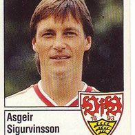 Panini Fussball 1987 Asgeir Sigurvinsson VfB Stuttgart Bild Nr 303