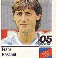 Panini Fussball 1987 Franz Raschid Bayer Uerdingen Bild Nr 319