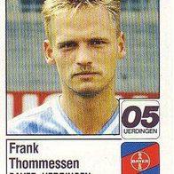 Panini Fussball 1987 Frank Thommessen Bayer Uerdingen Bild Nr 320