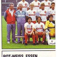 Panini Fussball 1987 Teilbild Rot - Weiss Essen Bild Nr 335