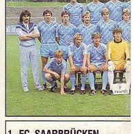 Panini Fussball 1987 Teilbild 1. FC Saarbrücken Bild Nr 353