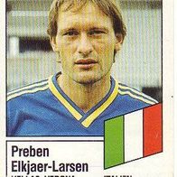 Panini Fussball 1987 Preben Elkjaer Larsen Hellas Verona Bild Nr 395