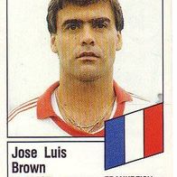 Panini Fussball 1987 Jose Luis Brown FC Brest Bild Nr 397