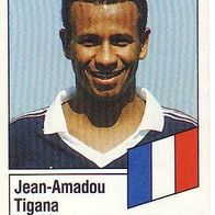 Panini Fussball 1987 Jean Amadou Tigana Girondins Bordeaux Bild Nr 399