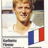 Panini Fussball 1987 Karlheinz Förster Olymp. Marseille Bild Nr 400