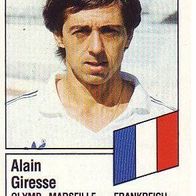 Panini Fussball 1987 Alain Giresse Olymp. Marseille Bild Nr 401