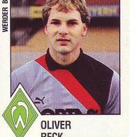 Panini Fussball 1988 Oliver Reck Werder Bremen Bild Nr 22