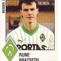 Panini Fussball 1988 Rune Bratseth Werder Bremen Bild Nr 27