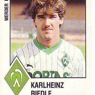 Panini Fussball 1988 Karlheinz Riedle Werder Bremen Bild Nr 36