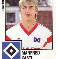 Panini Fussball 1988 Manfred Kastl Hamburger SV Bild Nr 89