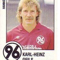 Panini Fussball 1988 Karl Heinz Geils Hannover 96 Bild Nr 95