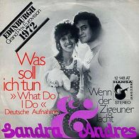 Eurovision 7"SANDRA&ANDRES · Was soll ich tun (RAR 1972)