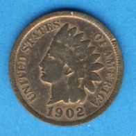 USA 1 Cent Indian Head 1902