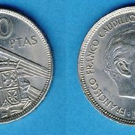 Spanien 50 Pesetas 1957 ( * 71 ) Top (1)