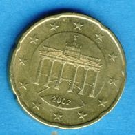 Deutschland 20 Cent 2002 A